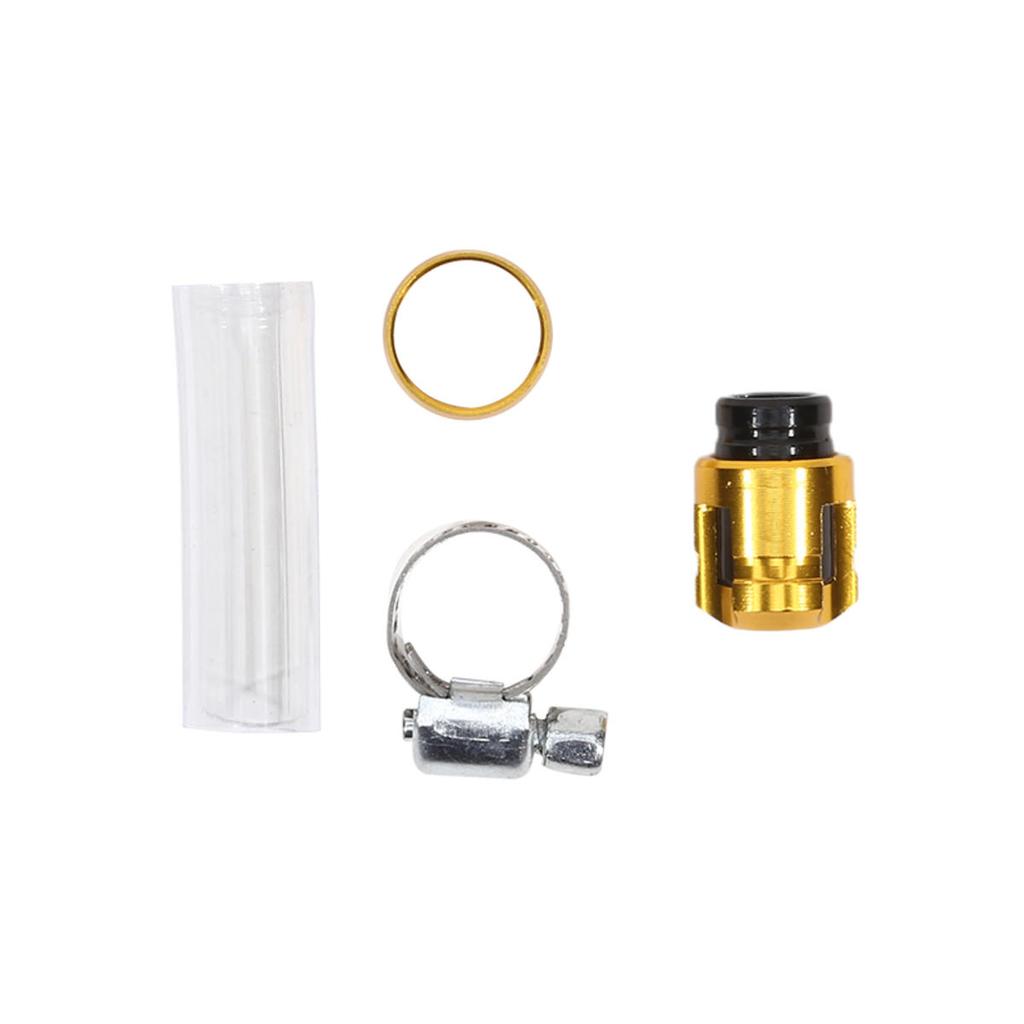 1 st Motorcykel Luftfilter Avtappningsslanghuvud Från CNC För Universella Motorcykeltillbehör Klicka T6-6061 Aluminiumplugg