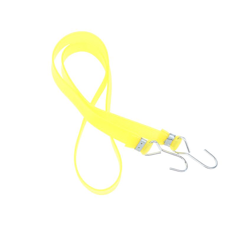 Elastic Cargo Tie Down Straps Withmetal Hooks 1M-2M Motorcycle Bike Bungee Cord For Luggage Transport Rubber Security Rope