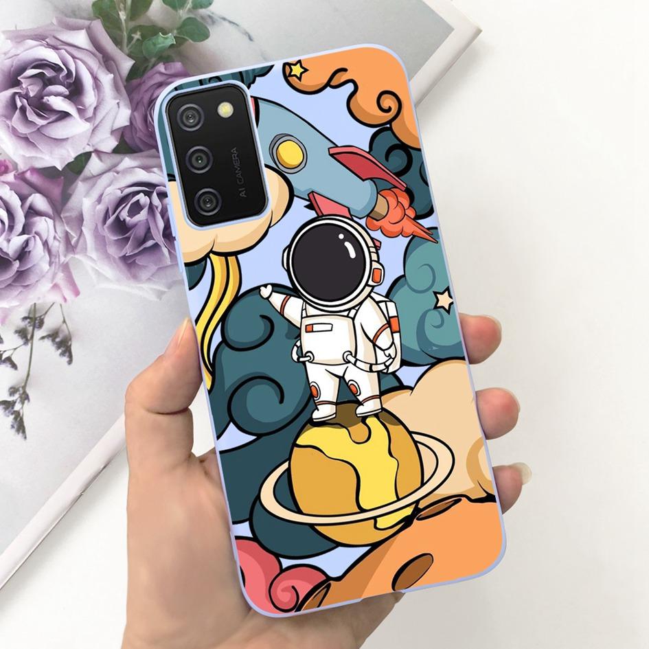 For Samsung A03s A02s Case New Fashion Flower Butterfly Shockproof Bumper For Samsung Galaxy A03s SM-A037F A 02s SM-A025F Covers
