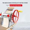 Deegroller: Multifunctionele Handzwengel Deegroller voor Dumpling & Wonton Vellen, Ouderwetse Handmatige Pastamaker