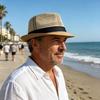 Yousheng Men Jazz Hat, Summer Plaid Pattern Top Hat, UV Protection Breathable Straw Hat, Lightweight Casual Headwear for Outdoor Gardening Beach