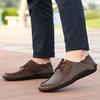 Men Shoes Casual Leather Shoes Men Flats Black Luxury Men Shoes