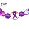Charity Event Gift for Her Breast Cancer Awareness Bracelets Ribbon Charm Beads Meaningful Commemorative Bracelet Elastic Bracelet Encouragement