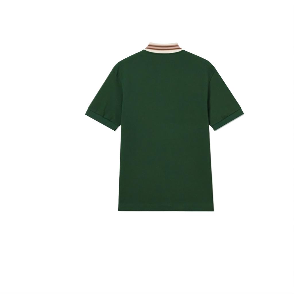 Lacoste Striped-collar Polo Shirt PH5421