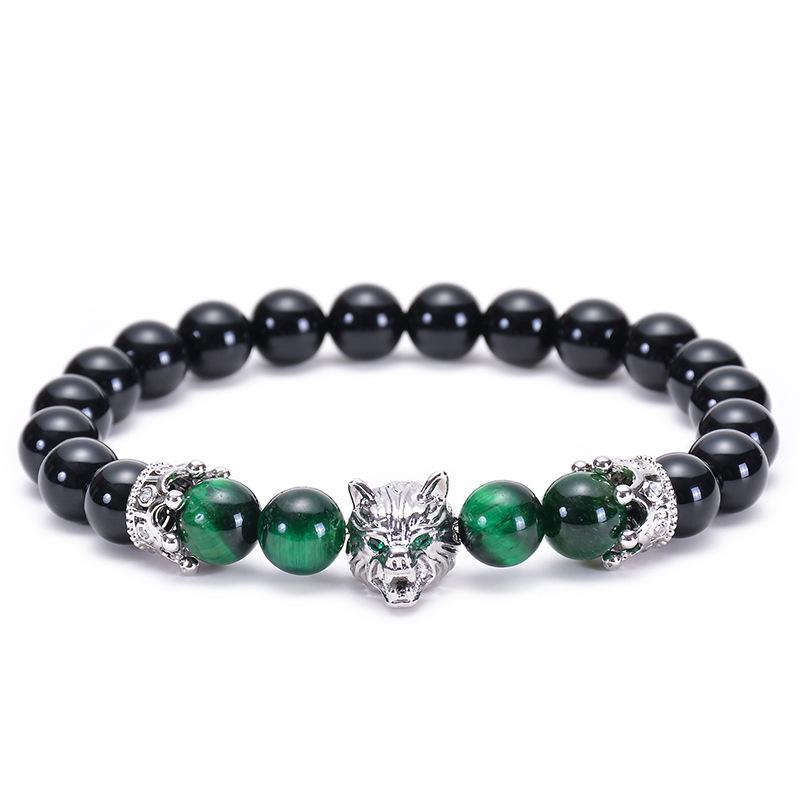 JYL TS Bracelet Double-Layer Life Tree  New Promotes Growth & Love Green tiger eye