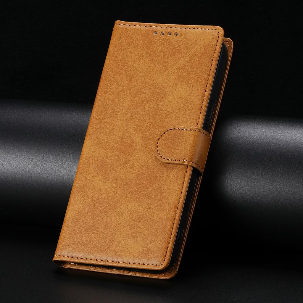 Business Leather Flip Case For Samsung S25 S26 Ultra S24 FE S23 S22 S21 Plus A17 A37 A57 A36 A56 A16 A26 Cards Solt Wallet over