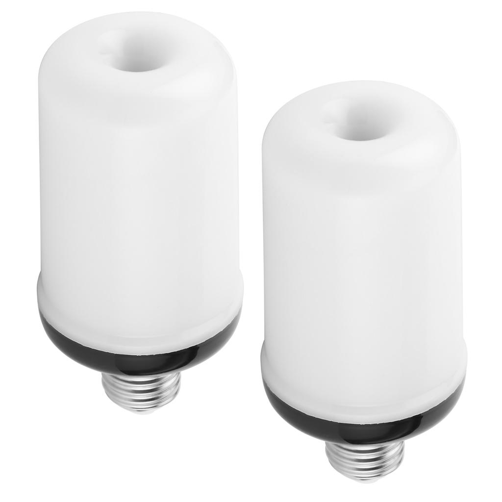 2PCS 99LED Simulation Flame Lamp Fire Light Bulb with Gravity Sensor for Party Festivals Decor 85‑265V