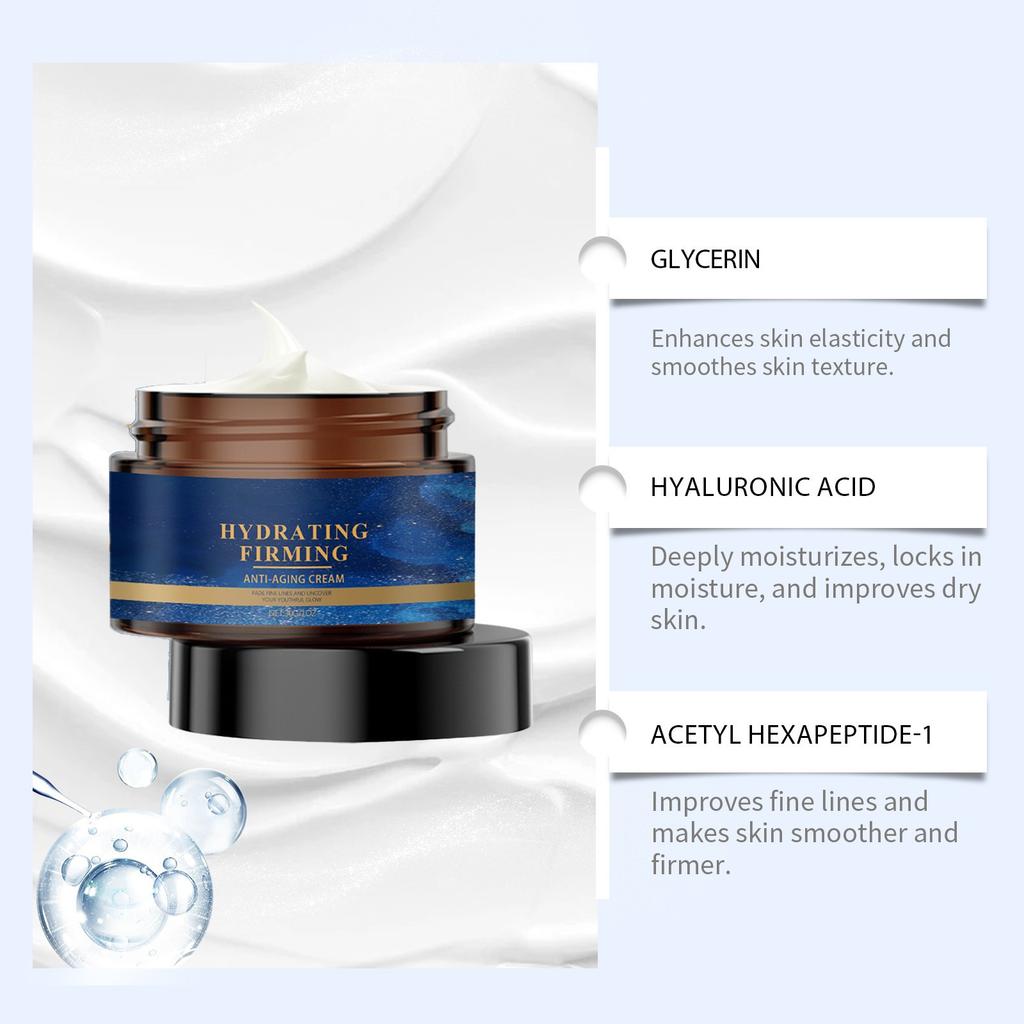 Firming Cream Moisturizer Serum Instant Effect Facial Gentle Hydrating Brightening Skin Care Cream,30g