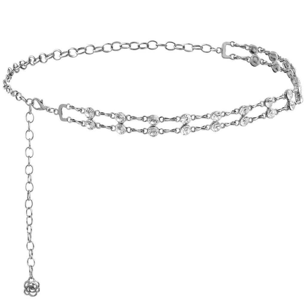 Sunflower Metal Waist Chain for Women - Adjustable European & American Style Waist Belt Ornament