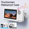 Yousheng Waterproof Mobile Phone Holder with Bluetooth-compatible Speaker Adjustable Rotation Shower Phone Stand Touch Screen Bathroom Mount