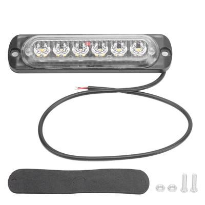 Światło obrysowe Lampa sygnałowa Zwykle włączone Żółte oświetlenie 12V 6LED do ciężarówki samochodu motocykla