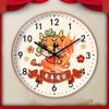 12-inch 30cm Spring Festival Festive Chinese Style Wall Clock Living Room Bedroom Wall Hanging Creative Silent Clock Watch