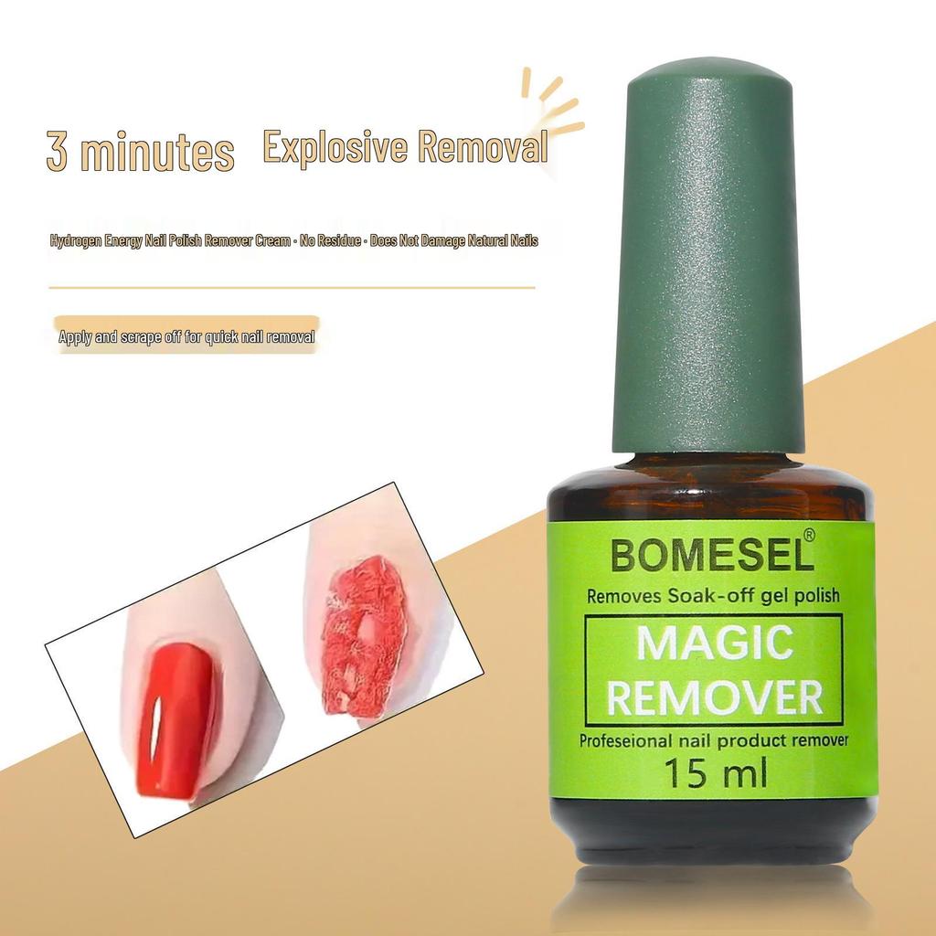 Nail-Friendly Polish Removal Gel for Light-Cured Nails - Safe & Effective, Ideal for Nail Art Removal.