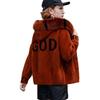 Brand Women Coat Autumn Winter ClothesThin Short Hooded Student Cardigan