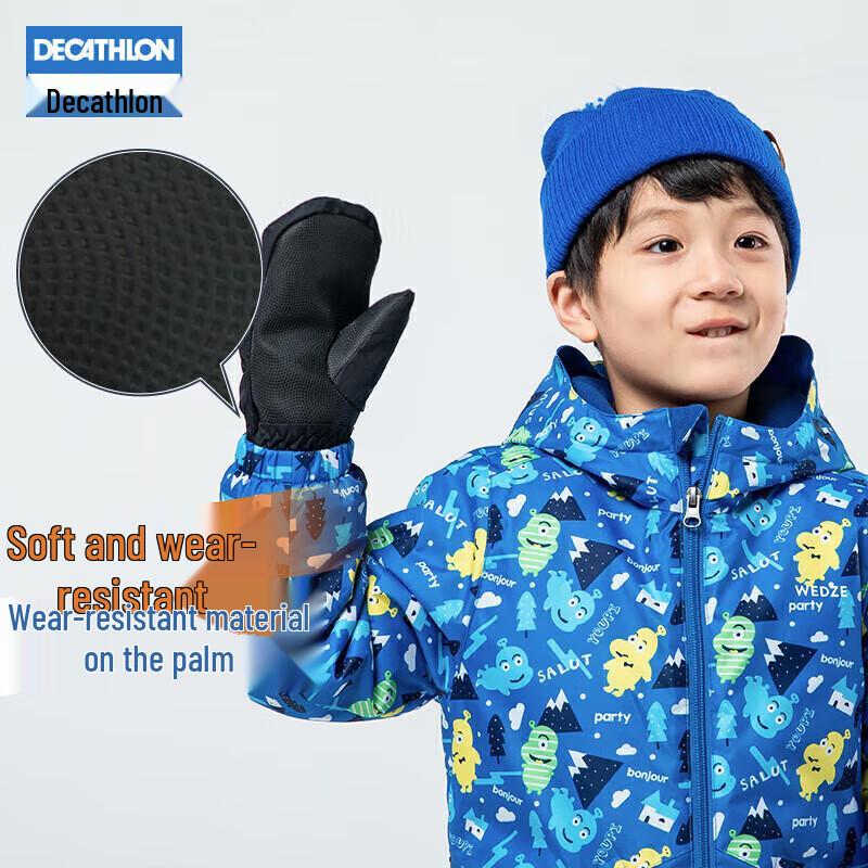 Decathlon Kids  Winter Ski Mittens M