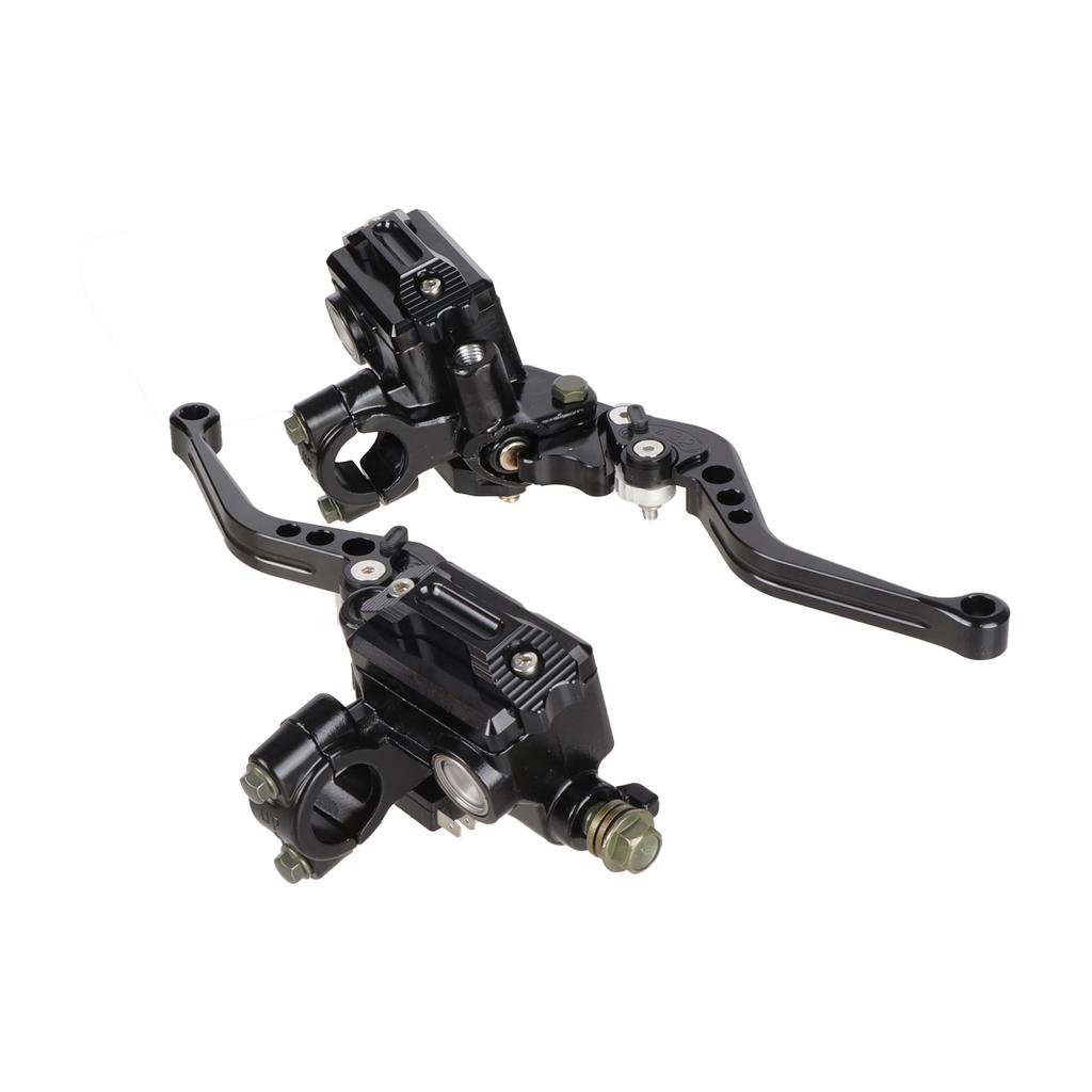 7/8" 22mm CNC Aluminum Motorcycle Handlebar Control Levers Clutch Master Cylinder Pump for Yamaha Kawasaki Suzuki Motorbike
