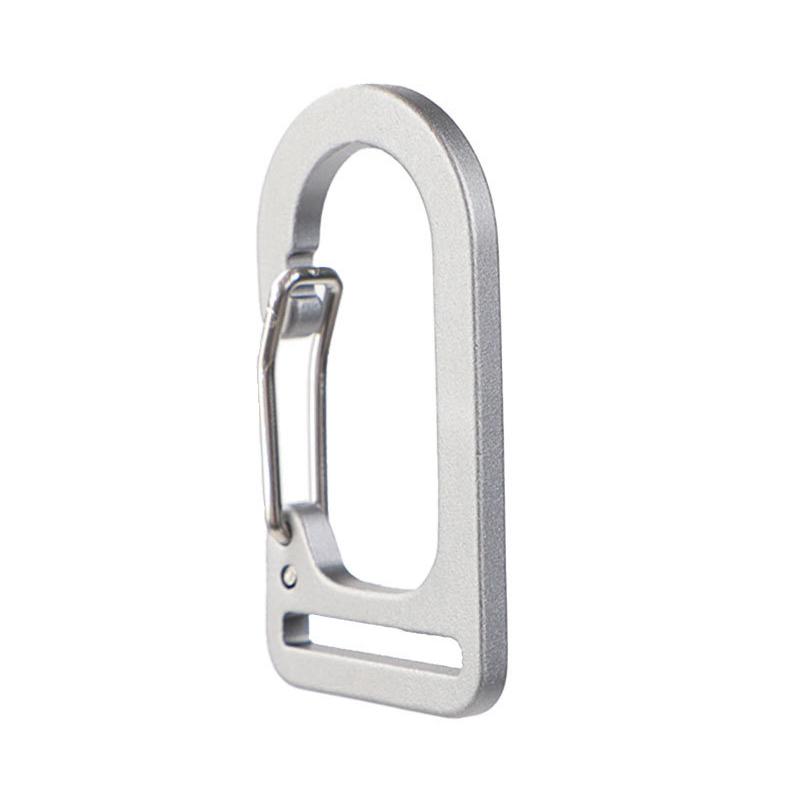 Carabiner Clip Tiny Spring Snap Hook Keychains Micro Carabiners for Paracord EDC Alloy Key Rings Hiking Fishing Camping Backpack