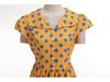 2026 Vintage Polka Dot Big Lapel French Retro Hepburn Dress