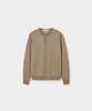 Jrium Cotton Summer Essential Round Neck Cardigan Brown