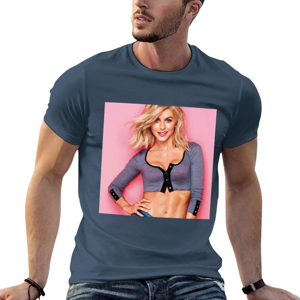 Julianne Hough TShirt Black Cotton Tshirt Plain for Unisex Package T Shirt Custom Print Printed T Shirts for Unisex Tshirt