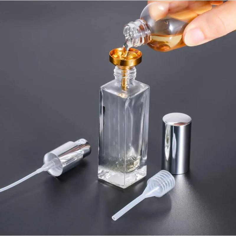 2Pcs Mini Metal Aluminum Funnel Kitchen Oil Liquid Funnel with Detachable Filter Wide Mouth Funnel for Canning Kitchen Tools