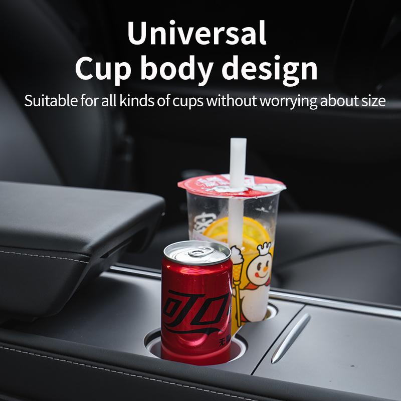 For Tesla Model 3 -2023/model Y Cup Holder Central Control Food Grade Silicone Water Cup Is Stable Model Y Car