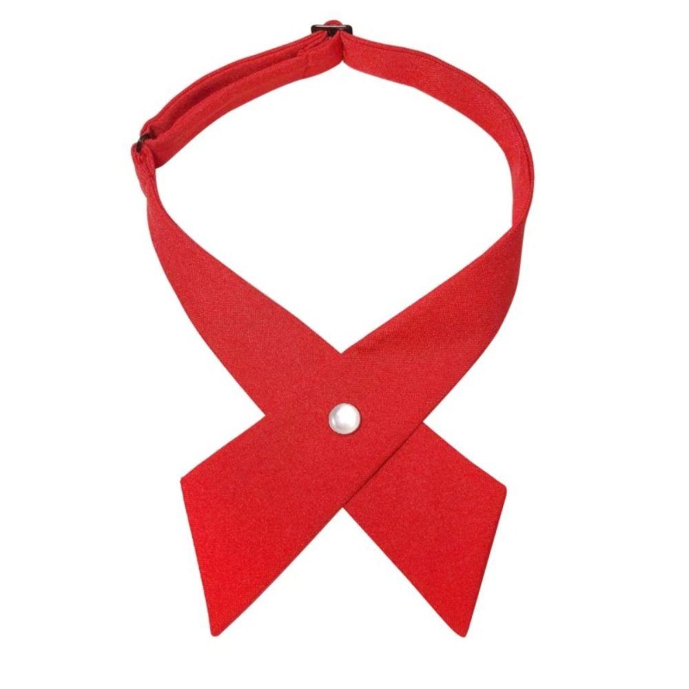 

Полиэстер Галстук-бабочка Крест JK Униформа Декор Воротник на шею Высокое качество Галстук для рубашки