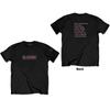 Blackpink T-Shirt The Album Tracklist Logo Offiziell Herren Schwarz M