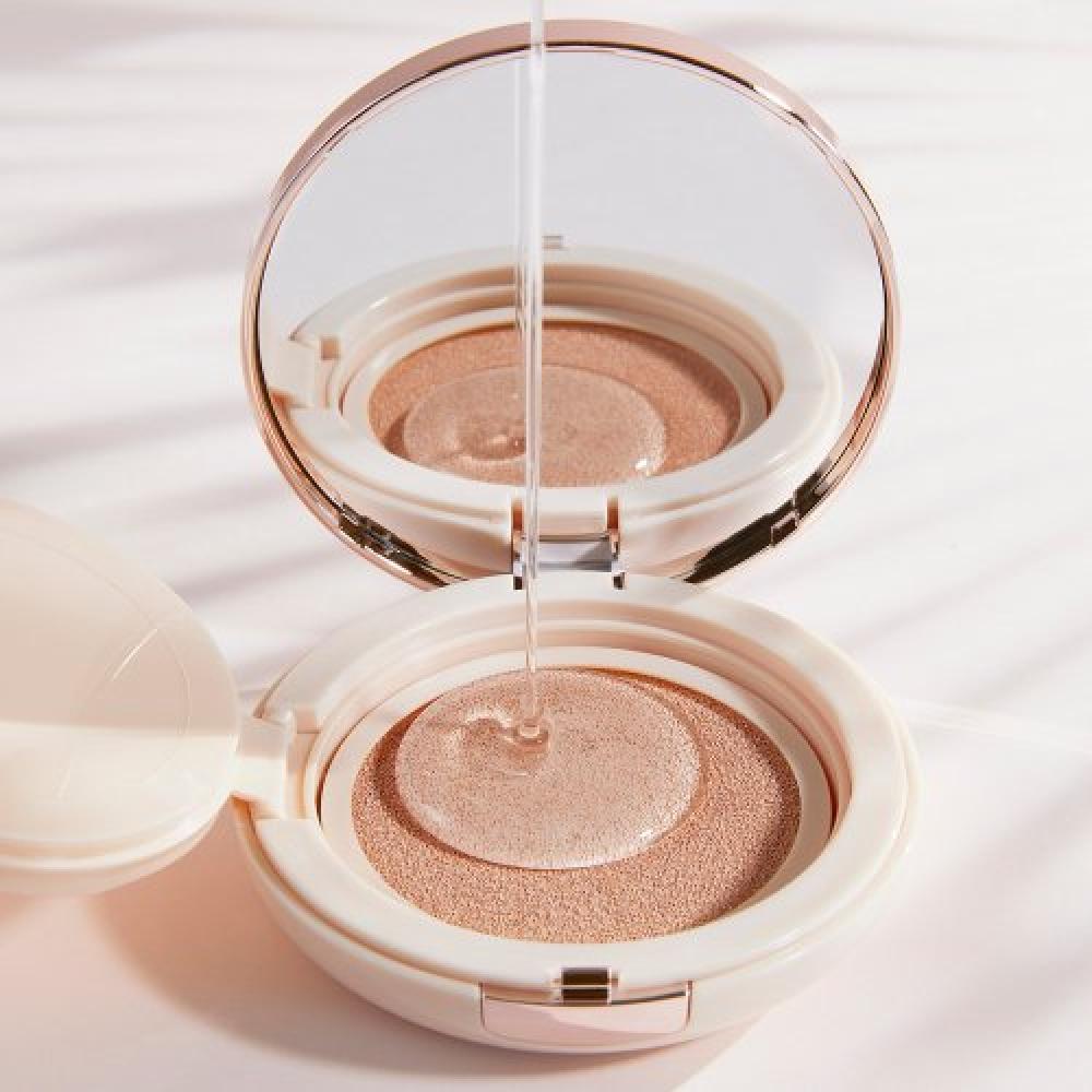 Makeup Helper Ampoule Glow Cushion 23g Rose Glitter
