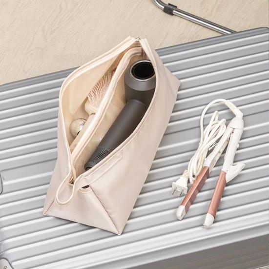 Yousheng  Hair Dryer Storage Bag Large Capacity Zipper Closure Travel Portable Storage Bag Hair Curler Organizer