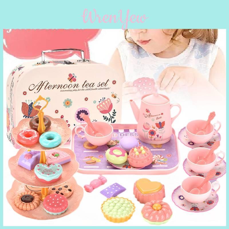 Delightful Pretend Play Kitchen Set With Realistic Food And Dessert Accessories Gift Box