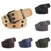 Men Women's Belts Porous Canvas Nylon Webbing Belt Fashion Casual Designer Unisex Belts High Quality Sports Strap
