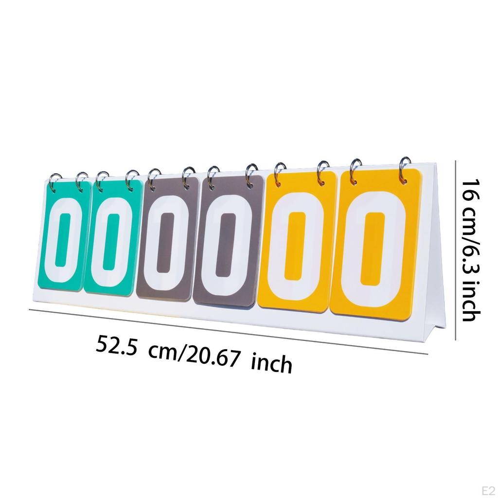 Wettkampf-Punktezähler Klappkarten für Tennis Badminton Fußball