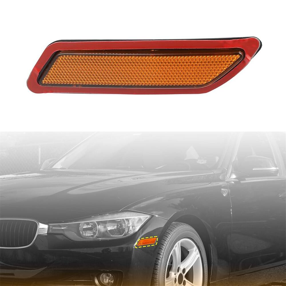 For 12-15 BMW 3 Series F30 Bumper Reflector Side Marker Front Left 63147274521