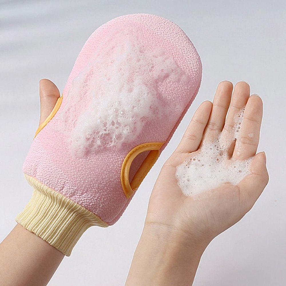 Home Hotel Bathing Cleaning Brush Sponge Pad Bathroom Supplies Bath Mitts Back Scrubber Shower Ball