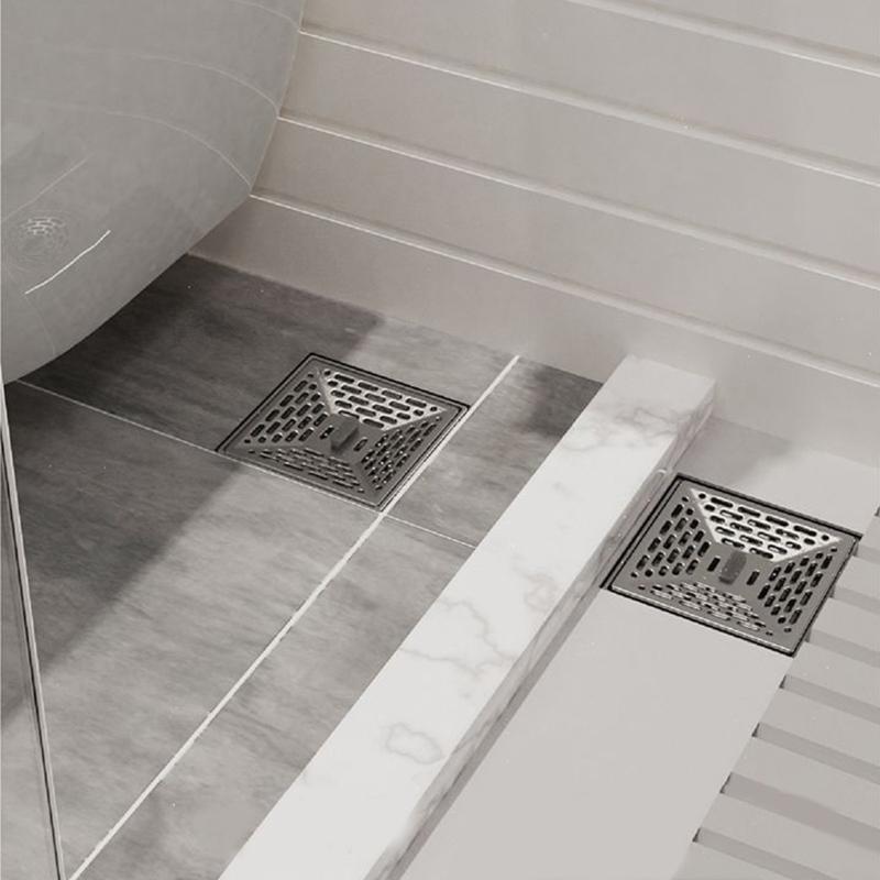  Shower Floor Drain Stainless Steel Floor Strainer  Drainer Bathroom Shower Strainer Filter With Removable Cover