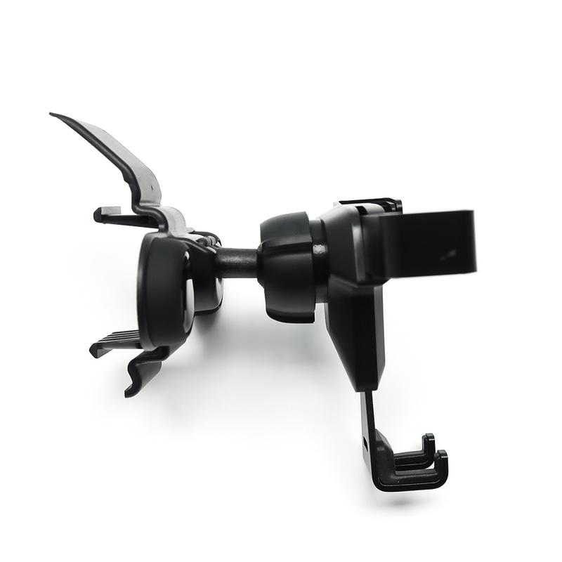 Carbon Fiber Look Car Interior Gravity Mobile Phone Holder Air Vent Outlet Dashboard Mount Stand Cover For Jaguar F-Pace X761