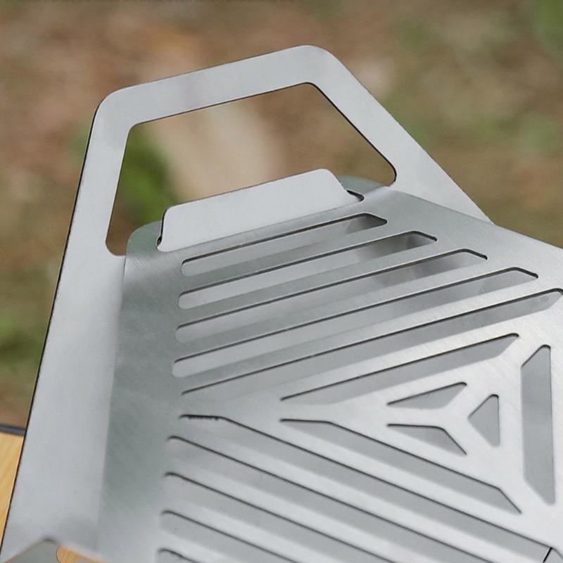 Portable Card Type Barbecue Stove Detachable Barbecue Grill Stainless Steels Camping BBQ Grill Rack Kitchen Accessories