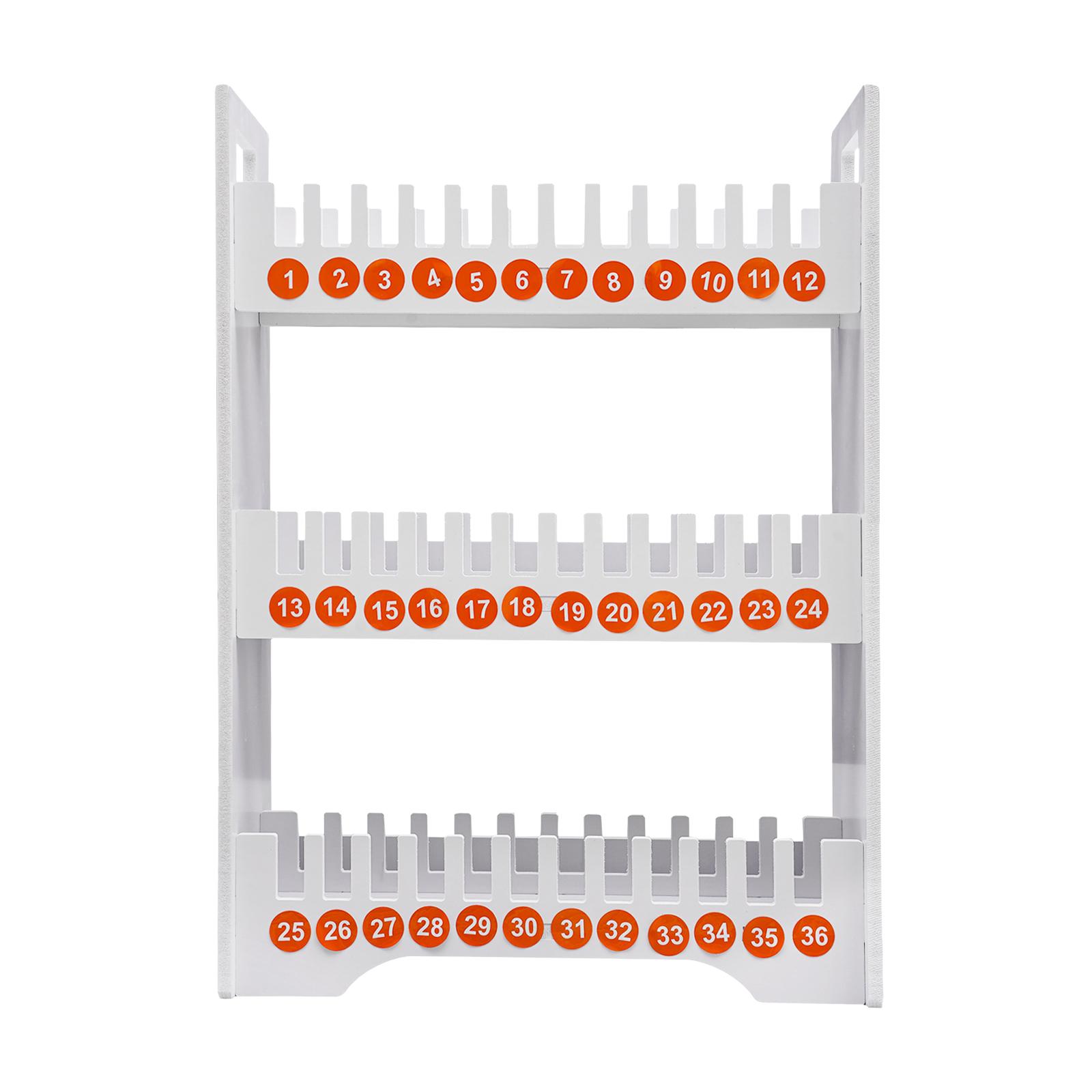 

Держатель для мобильных телефонов на 36 слотов, Сверхпрочный ПВХ Органайзер для хранения телефонов с пронумерованными слотами для управления в классе, офисе белый