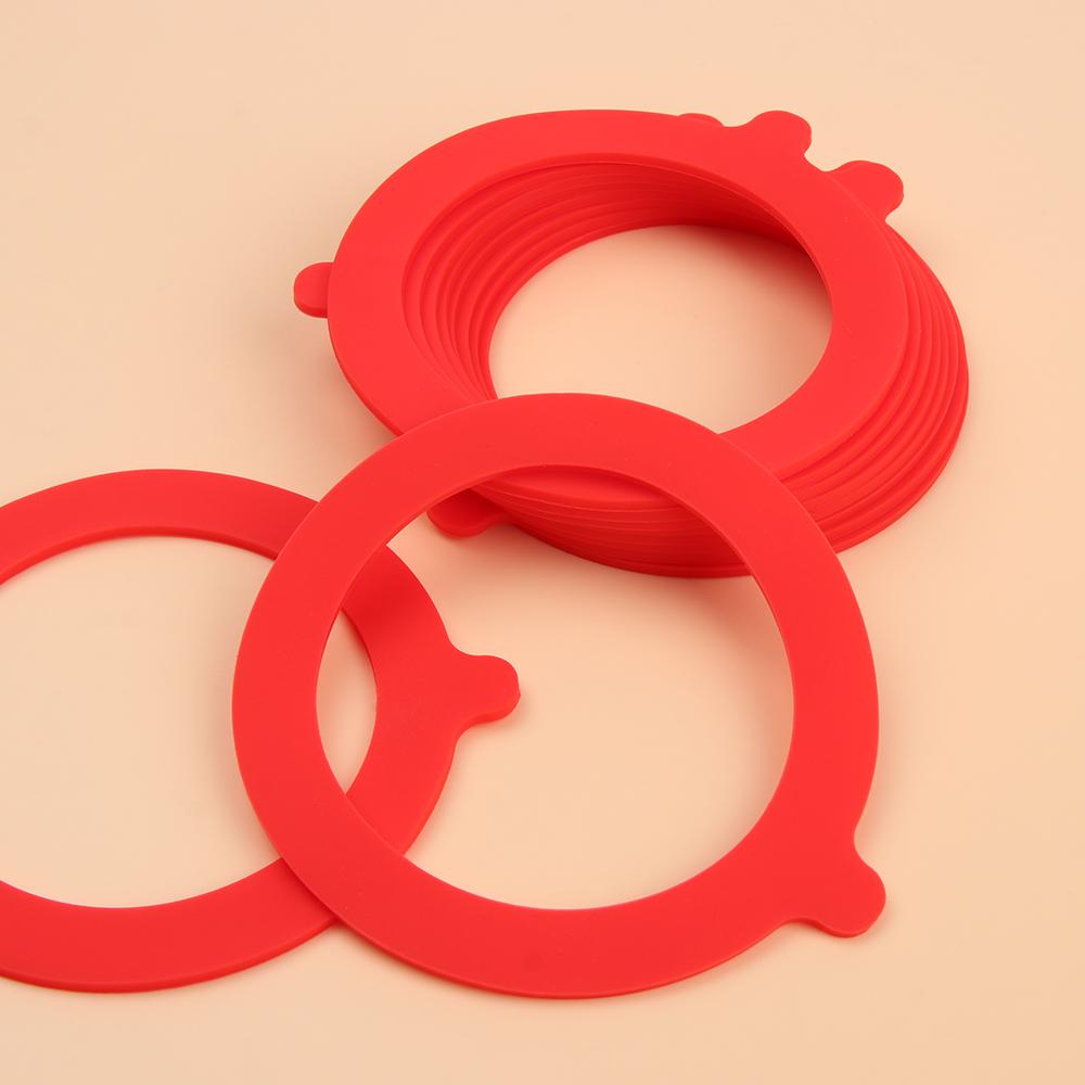 1Pc Leakproof Silicone Replacement Gasket Seals Reusable Seals Mason Jars O Rings Gaskets Rubber Sealings Canning Cup Accessory