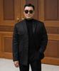Allclassic Alcjk002 Tailored Suede Safari Jacket_Black