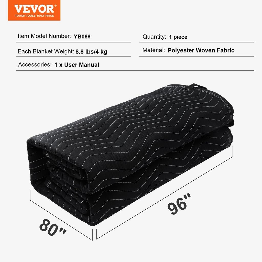 Sound Dampening Blanket, 96" X 80", Extra Large Studio Grommeted Soundproof Blanket with Grommets, Light Blocker for Door Acoustic Noise Blocking