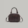 2025 New Korean Style Bowling Bag, Niche Retro Casual Handbag, Fashionable Versatile Shoulder and Crossbody Bag