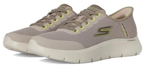 Skechers GO WALK Flex Netro Shoes In Nature Brown Grey