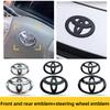 2026 Neu Für Toyota Auto Logo 3D für Toyota Auto Serie Corolla Camry RAV4 Front Kühlergrill Haube Motorhaube Emblem Hinten Heck Stoßstange Tr