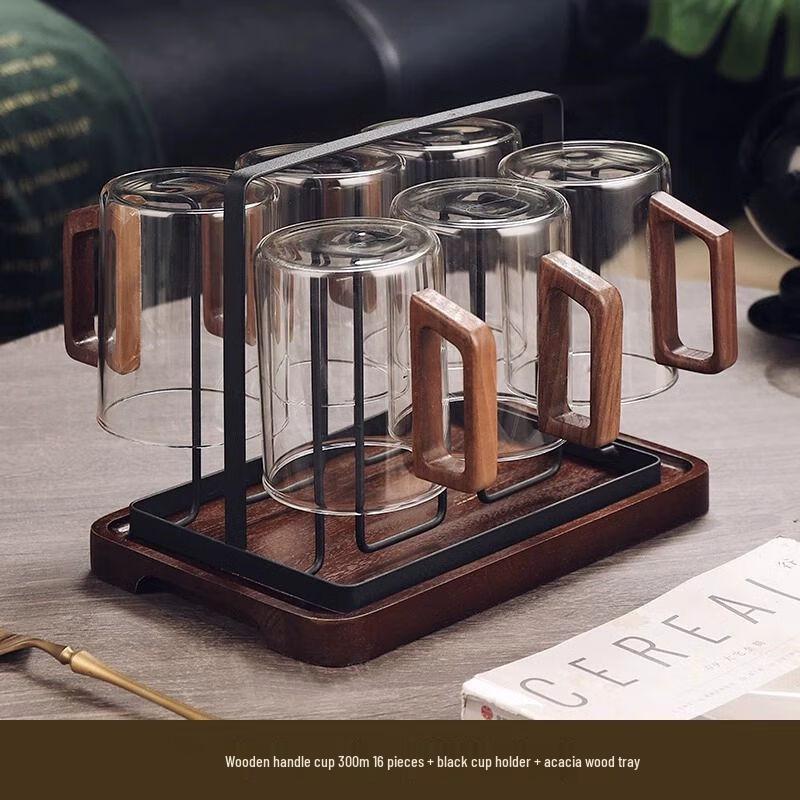 Elegant Heat-Resistant Glass Drinking Cup