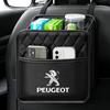 Pro Peugeot Kožený Organizér do Auta Stylizace Auta Úložný Box do Interiéru Auta Samolepka Příslušenství Pro Peugeot 308 307 206 208 207 3008 508