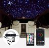 Luces de Estrella para Techo de Coche Dc12V 6W Rgb Led Luz de Fibra Óptica de Plástico Control Remoto RF Control Bluetooth 300 Piezas de Fibra Óptica