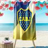 Boca Juniors Print Beach Towel, Large Soft Quick Dry Towel for Beach Camping Swimming