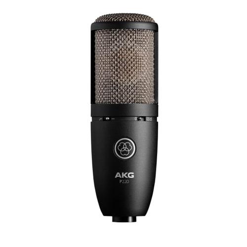 AKG P220 Project Studio Line Condenser Microphone [Ideal for Recording Vocals, Piano, and Wind Instruments. Durable All-Metal Body, Rugged Design, Low